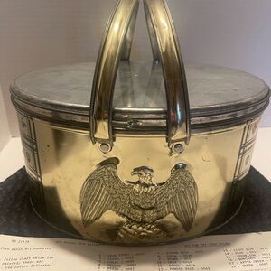 Tri Chem liqued paint caddy basket & ring with Eagle